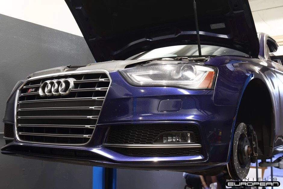 2013 Audi S4 StopTech Sport Brake Rotors & Stainless Steel Brake Line Upgrade