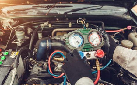 BMW Air Conditioning System Refrigerant Filling